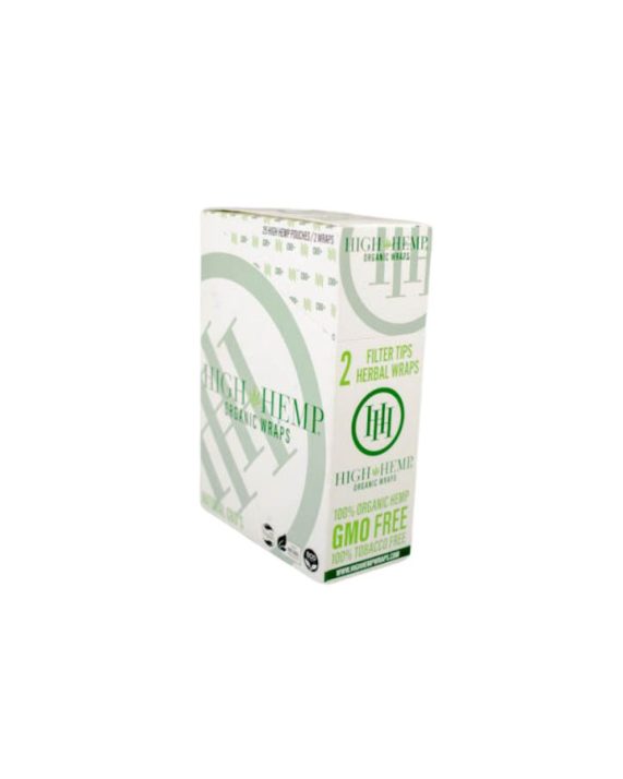 WRAPS PREROLADOS - HIGH HEMOS "Organic wraps" (caja 25x2 paquetes)