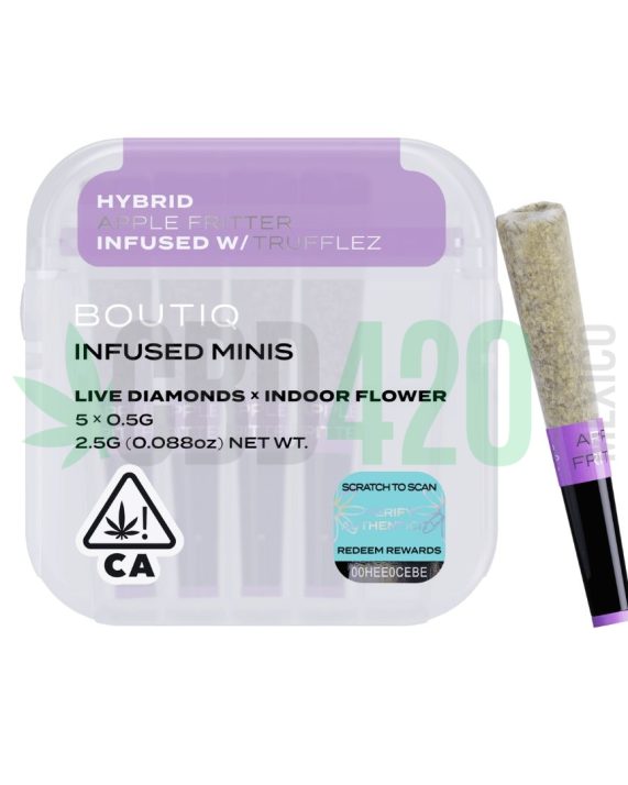 PORROS PRE-ROLADOS - BOUTIQ - "Apple Fritter" 2.5 GR (5 piezas)