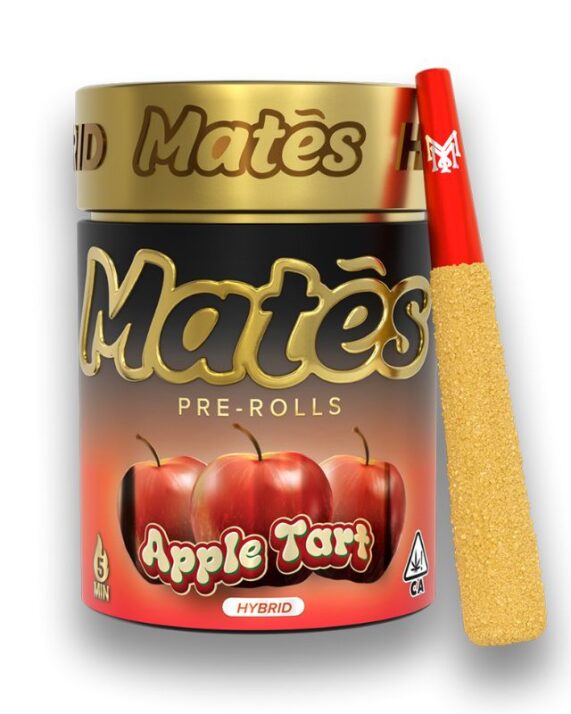 MATES PRE-ROLADOS - MUHA MEDS  "Apple Tart" 5 piezas (HÍBRIDA)