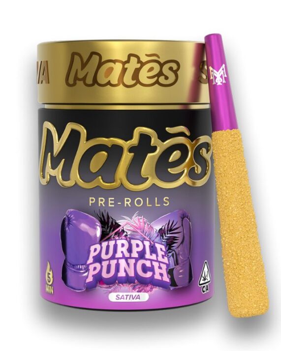 MATES PRE-ROLADOS - MUHA MEDS  "Purple Punch" 5 piezas (SATIVA)