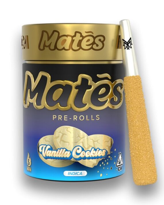 MATES PRE-ROLADOS - MUHA MEDS  "Vanilla Cookies" 5 piezas (ÍNDICA)