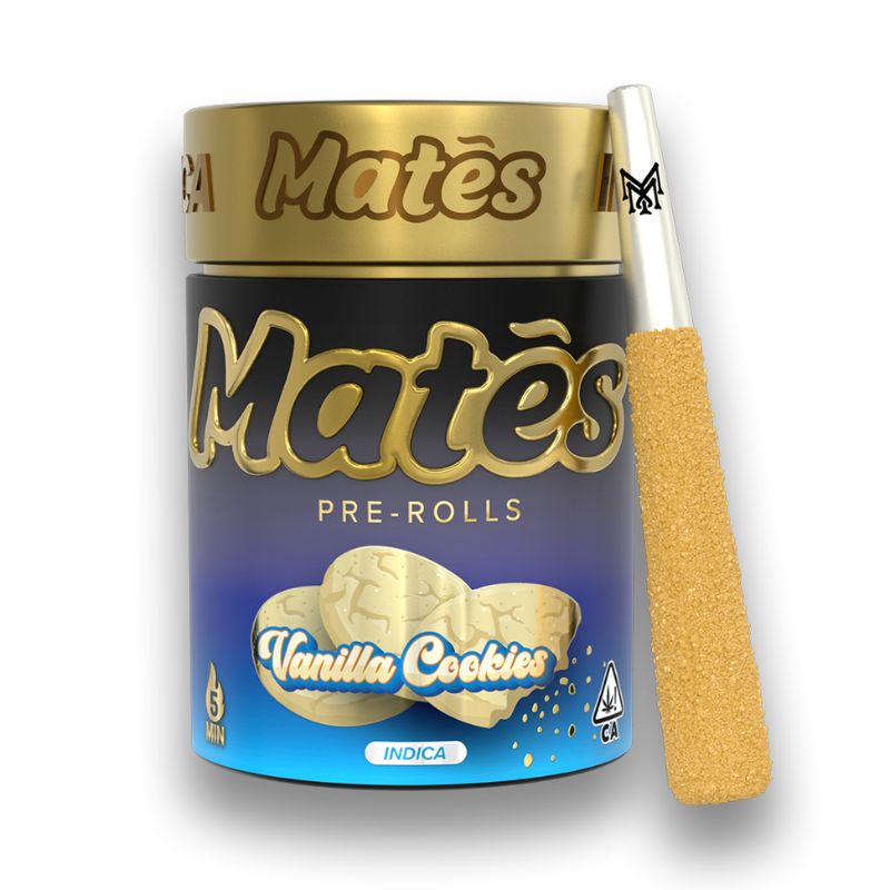 MATES PRE-ROLADOS - MUHA MEDS  "Vanilla Cookies" 5 piezas (ÍNDICA)