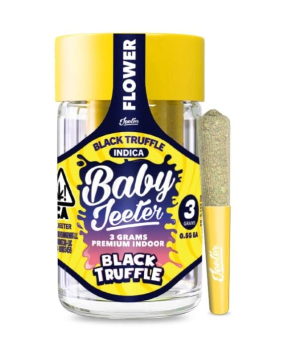 PORROS PRE-ROLADOS - BABY JEETER - "Black Truffle"  2.5 GR (5 piezas)