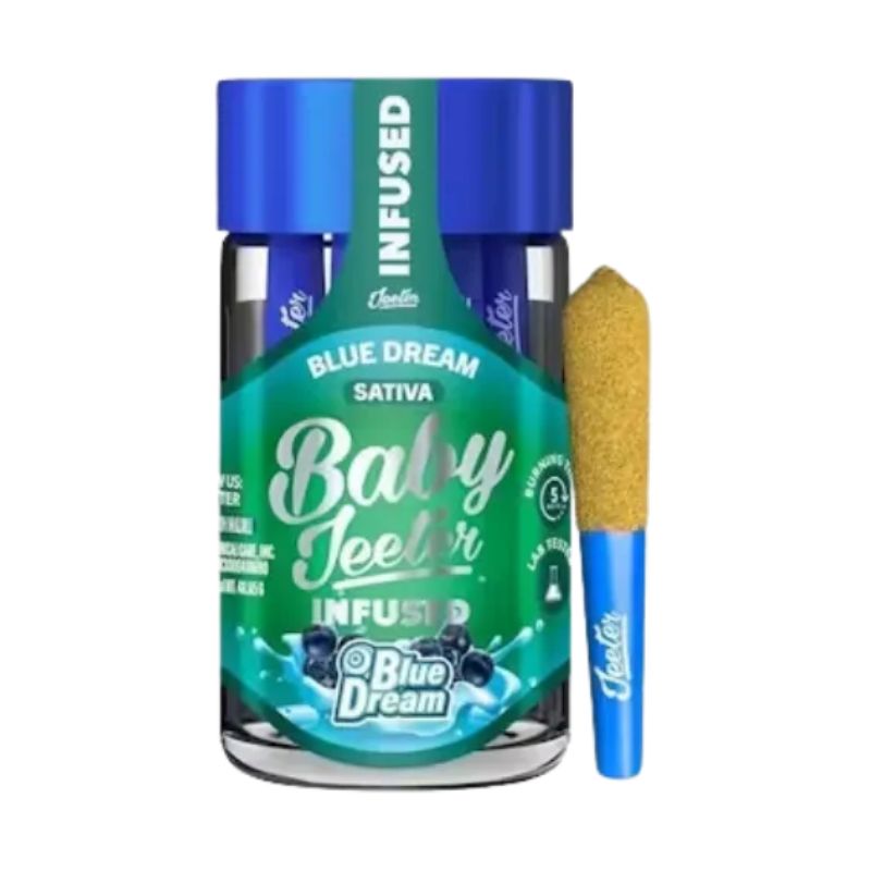 PORROS PRE-ROLADOS - BABY JEETER - "Blue Dream"  2.5 GR (5 piezas)
