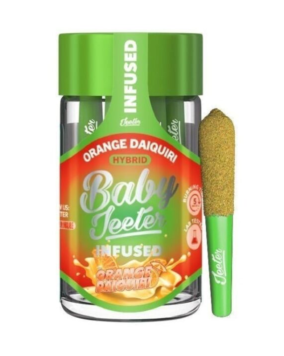PORROS PRE-ROLADOS - BABY JEETER - "Orange Daiquiri"  2.5 GR (5 piezas)