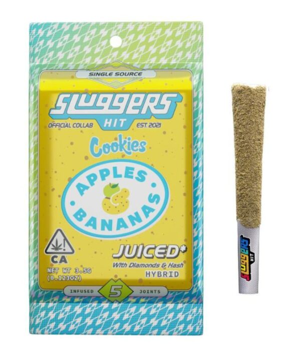 PORROS PRE-ROLADOS - SLUGGERS  "Apple Bananas" (5 piezas) HIBRIDA