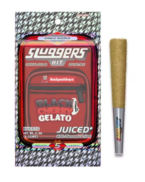 PORROS PRE-ROLADOS - SLUGGERS  "Black Cherry Gelato" (5 piezas) HIBRIDA