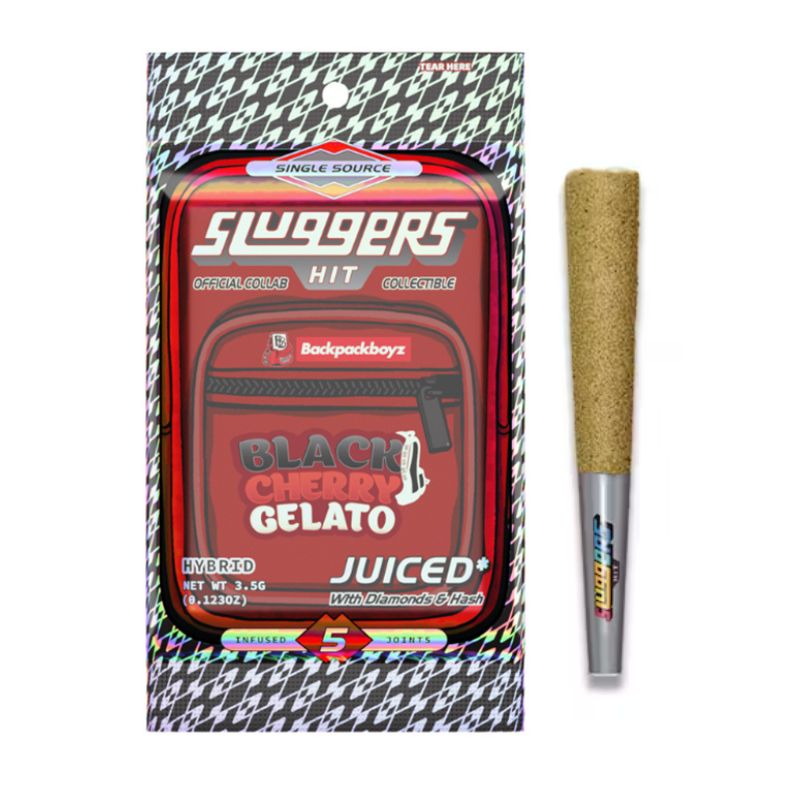 PORROS PRE-ROLADOS - SLUGGERS  "Black Cherry Gelato" (5 piezas) HIBRIDA