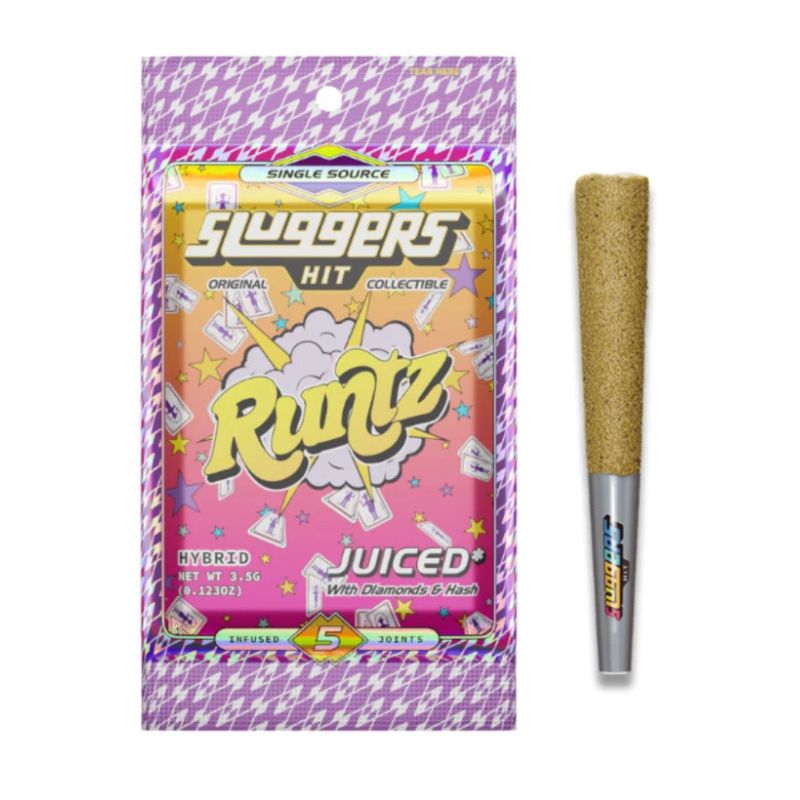 PORROS PRE-ROLADOS - SLUGGERS  "Runtz" (5 piezas) HIBRIDA